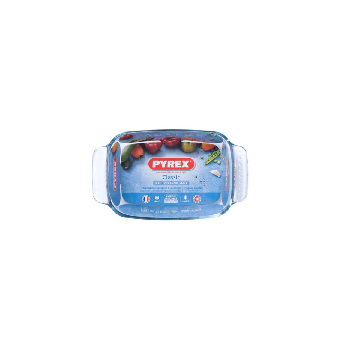 PYREX Plat à four rectangle avec poignées CLASSIC