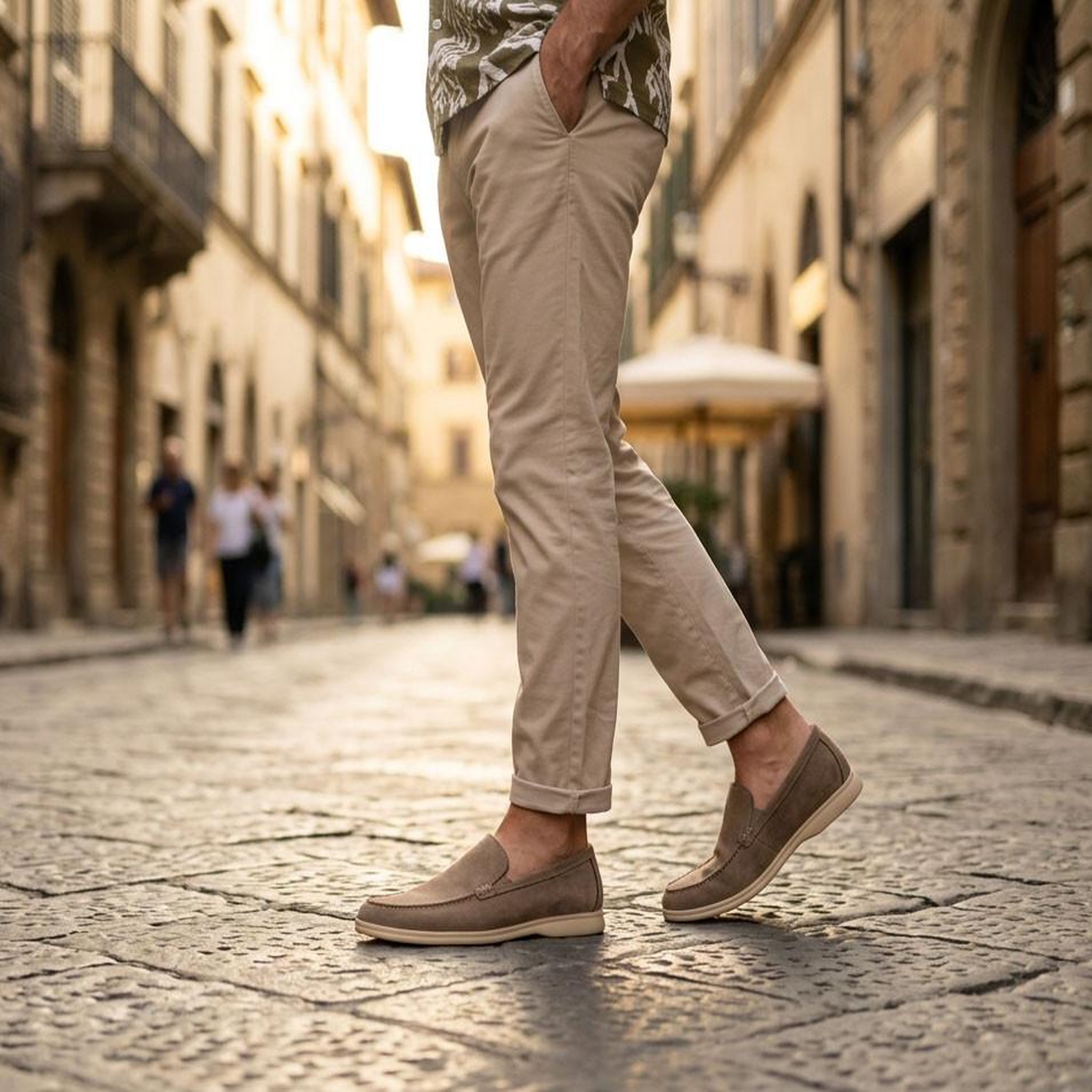 Voir la diapositive 2 : OZABI OZABI Mocassins Homme Premium Suédine Confort Slip-On