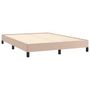Voir la diapositive 4 : VIDAXL Cadre de lit sans matelas cappuccino 140x200 cm similicuir