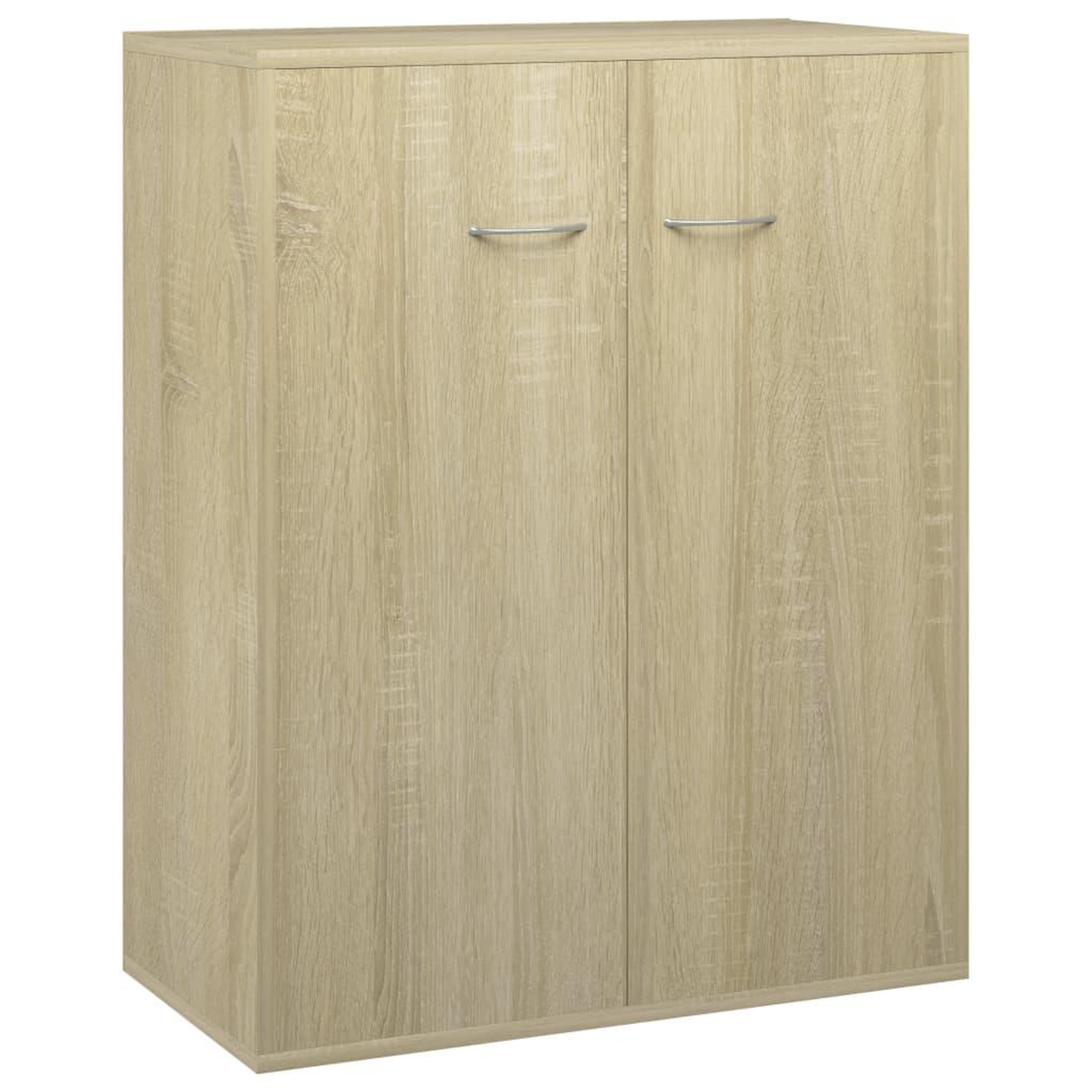 Voir la diapositive 2 : VIDAXL Buffet Chene sonoma 60x30x75 cm Bois d'ingenierie