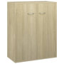 Voir la diapositive 2 : VIDAXL Buffet Chene sonoma 60x30x75 cm Bois d'ingenierie