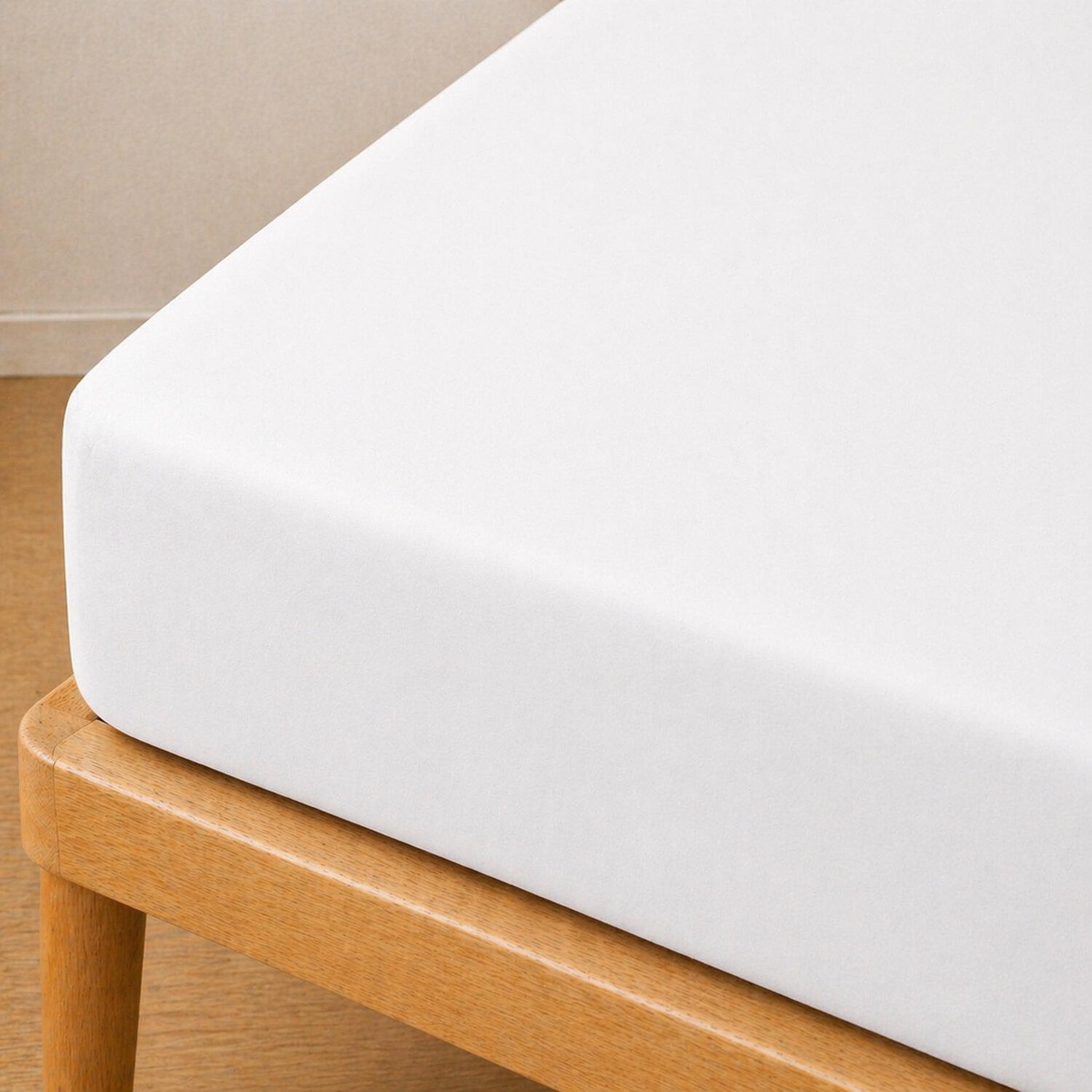 Voir la diapositive 2 : ATELIER DU COTON Parure de drap et drap housse coton 57fils unie