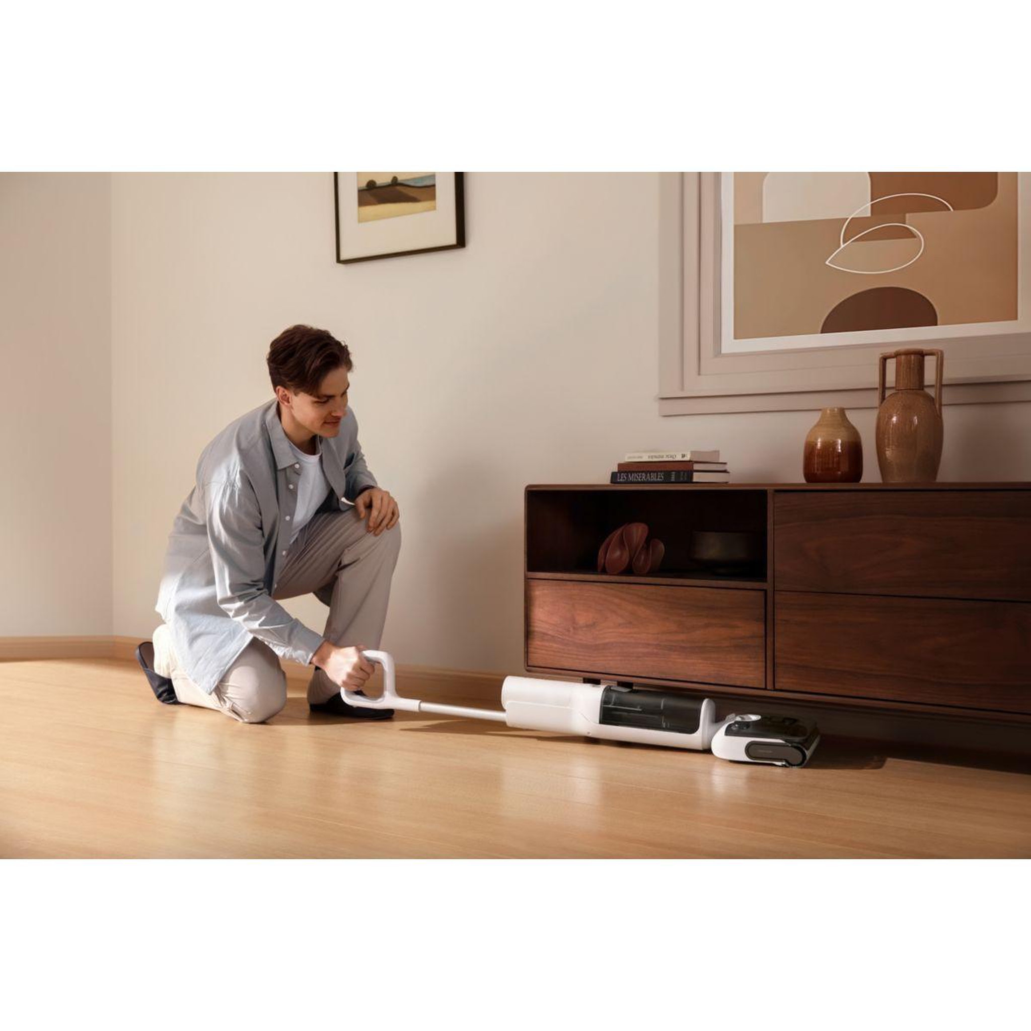 Voir la diapositive 4 : ROBOROCK Aspirateur laveur F25 RT White FR