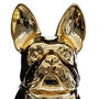 Voir la diapositive 2 : ATMOSPHERA Statuette Déco Design  Bulldog  22cm Or