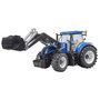 Voir la diapositive 1 : Bruder Tracteur New Holland T7.315 avec fourche