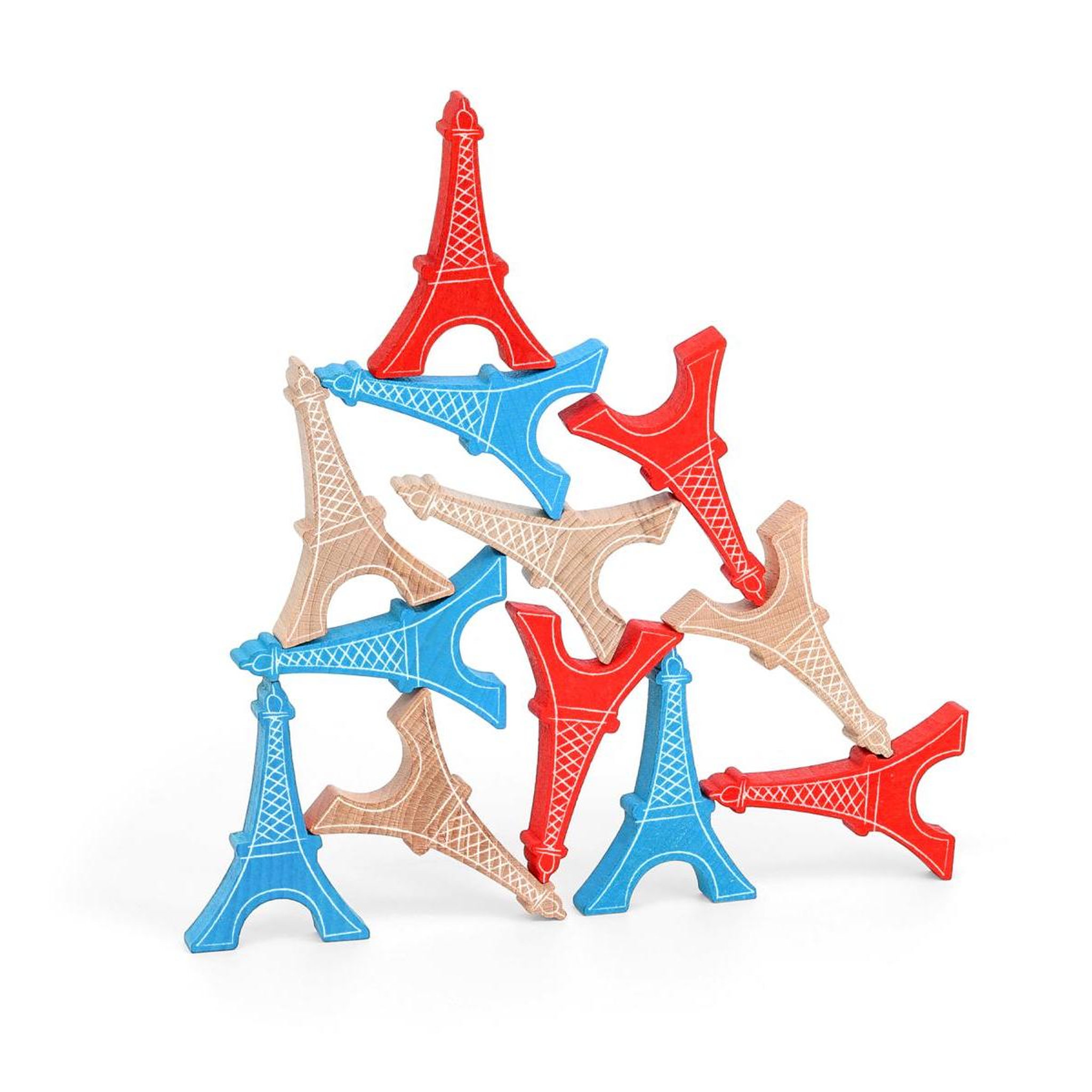 Vilac Jeu d equilibre - Tour Eiffeil 12 pieces