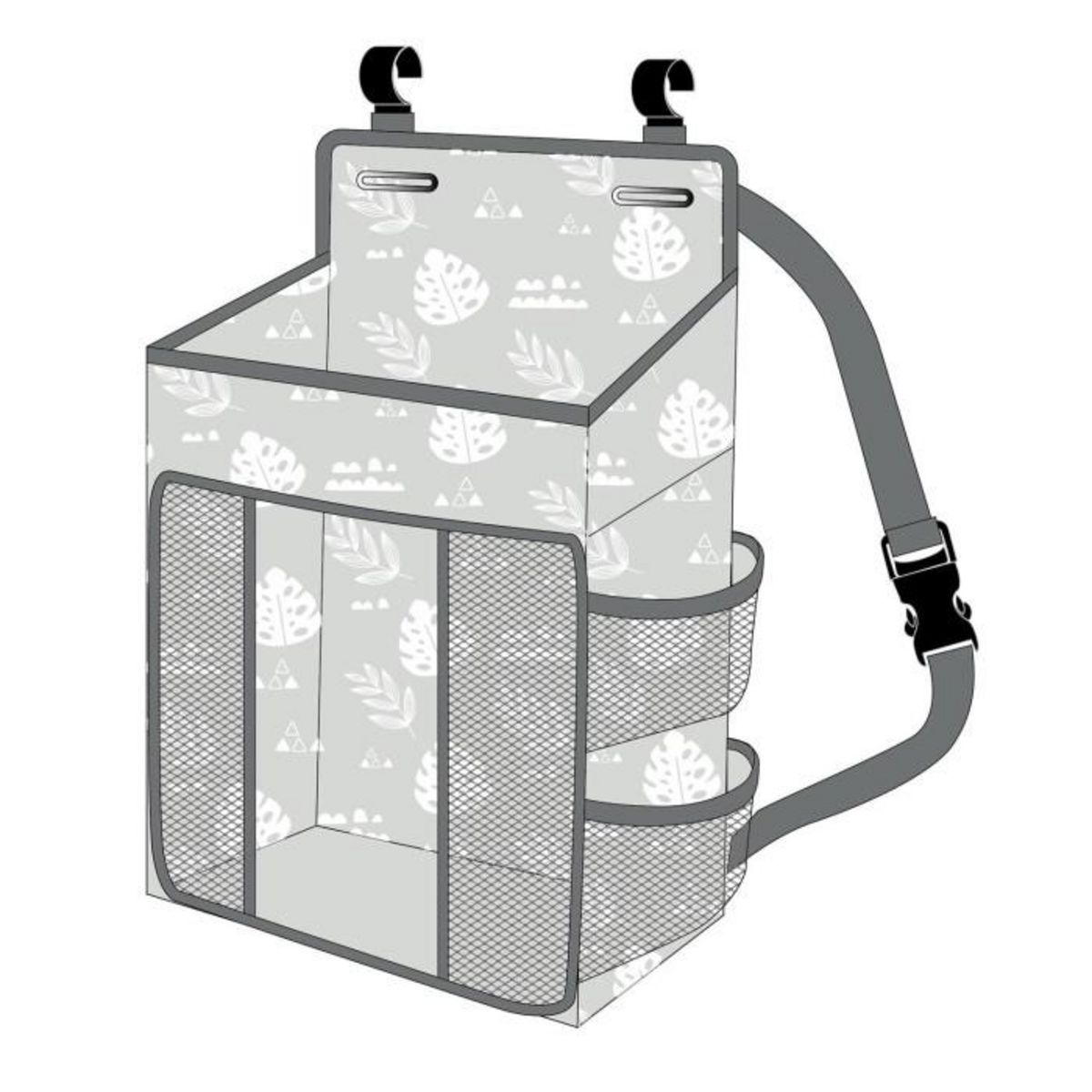 Paris Prix Organisateur de Table à Langer  Bébé  43cm Gris