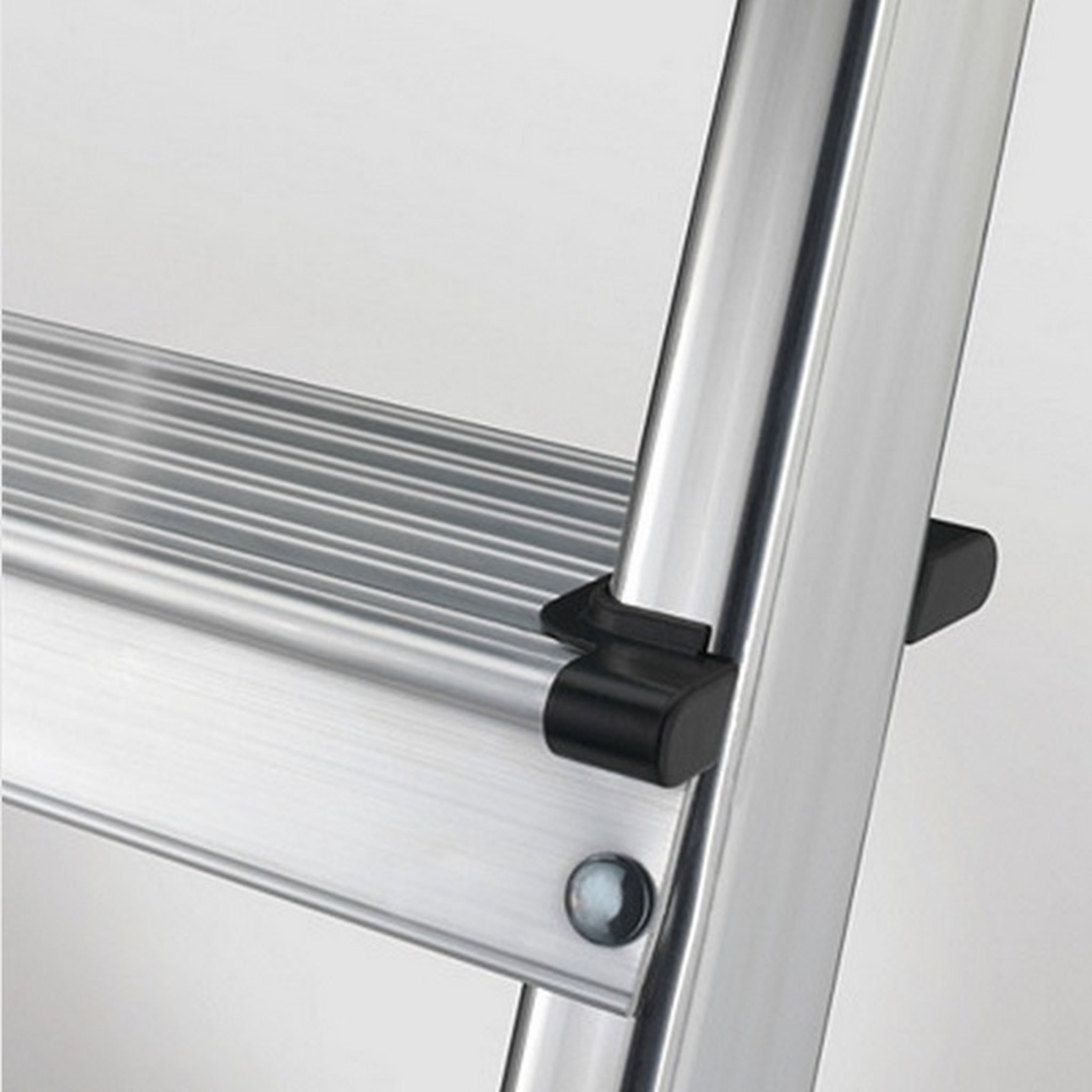 Voir la diapositive 4 : HAILO Escabeau 5 marches 2m80 en aluminium - L60
