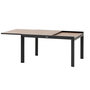 Voir la diapositive 5 : HESPERIDE Table de jardin extensible en aluminium effet bois 10 places EVASION