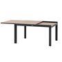 Voir la diapositive 5 : HESPERIDE Table de jardin extensible en aluminium effet bois 10 places EVASION