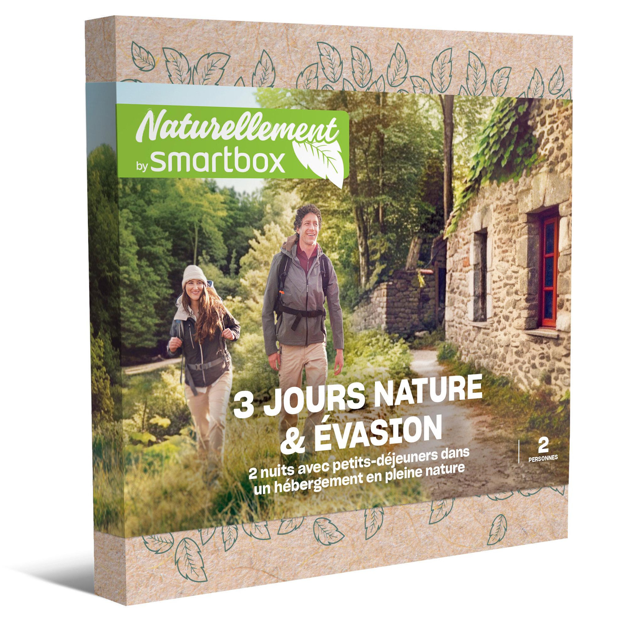 Smartbox 3 jours nature & évasion - coffret cadeau séjour