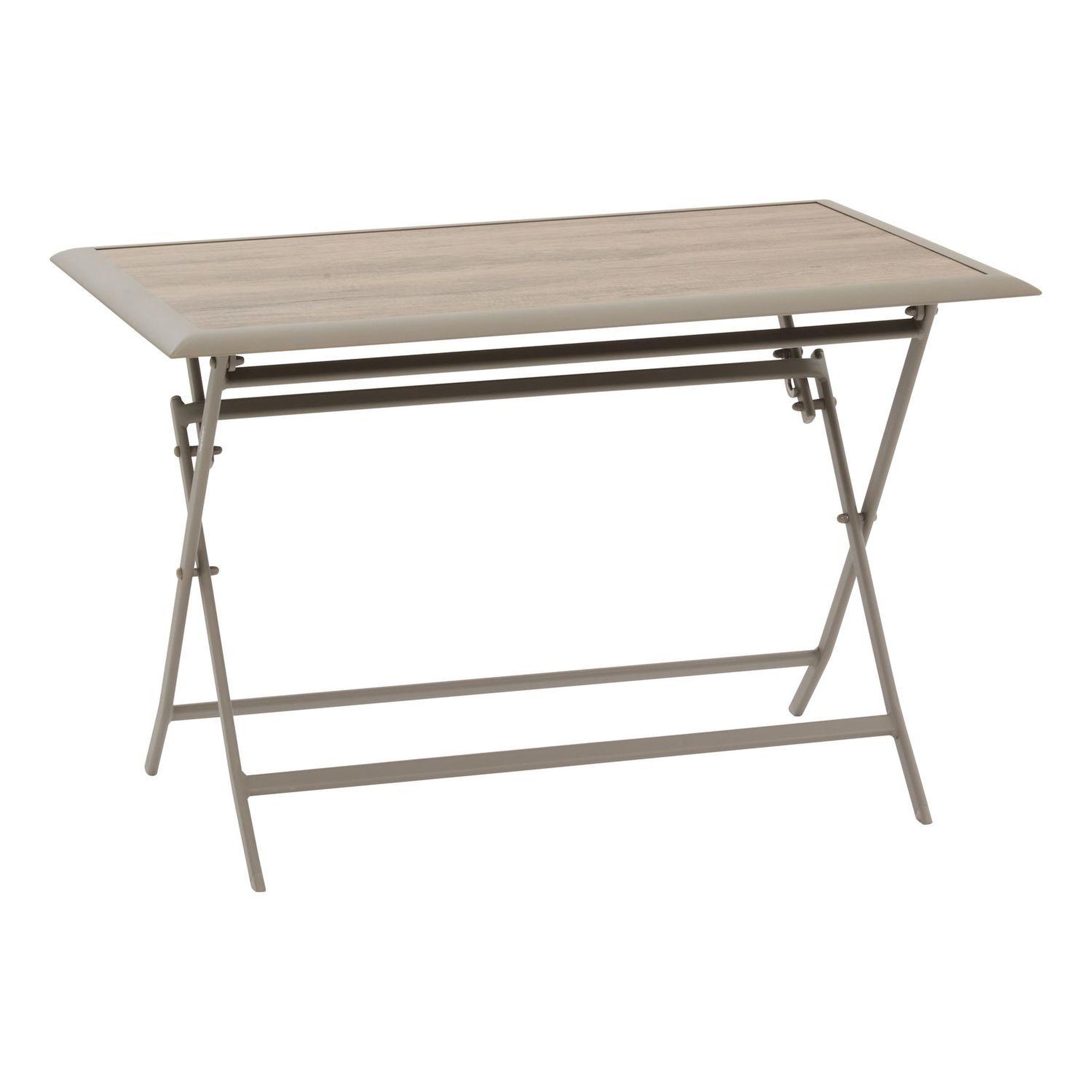 Voir la diapositive 1 : HESPERIDE Table de jardin pliante carrée 4 places azua