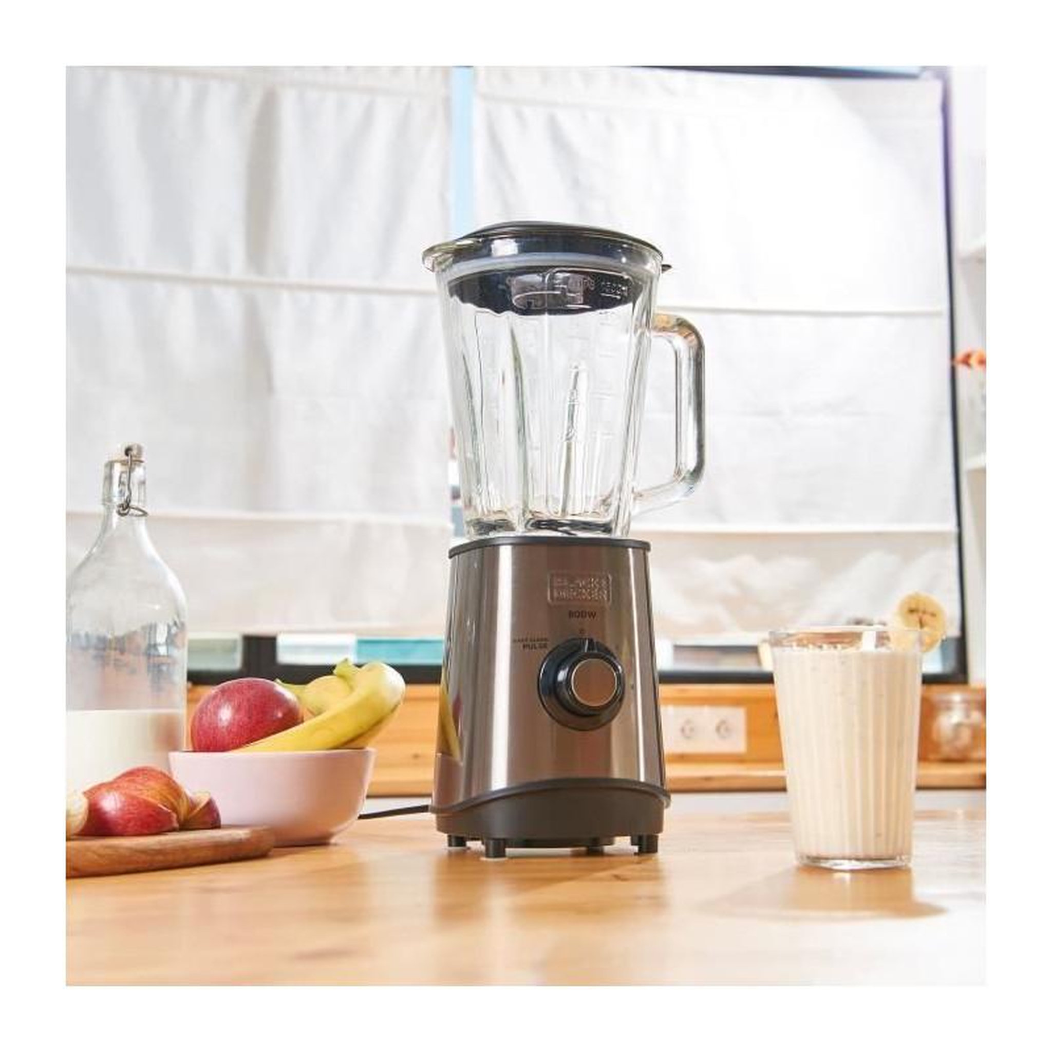 Voir la diapositive 3 : Black et Decker Blender 1.5l 800w noir - BXJB800E