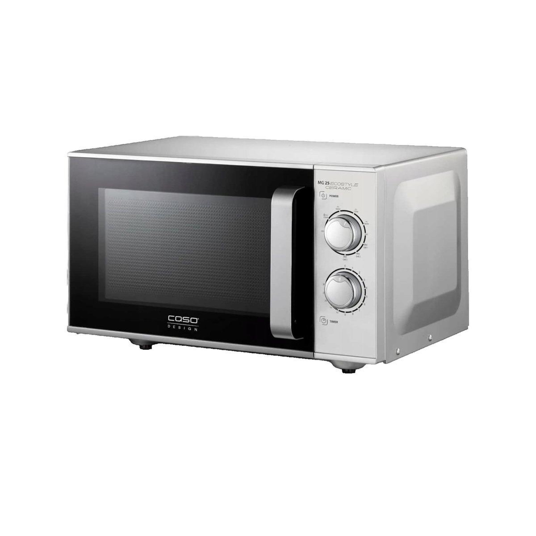Voir la diapositive 2 : caso Micro-ondes Caso MG 25 Ecostyle Ceramic argenté