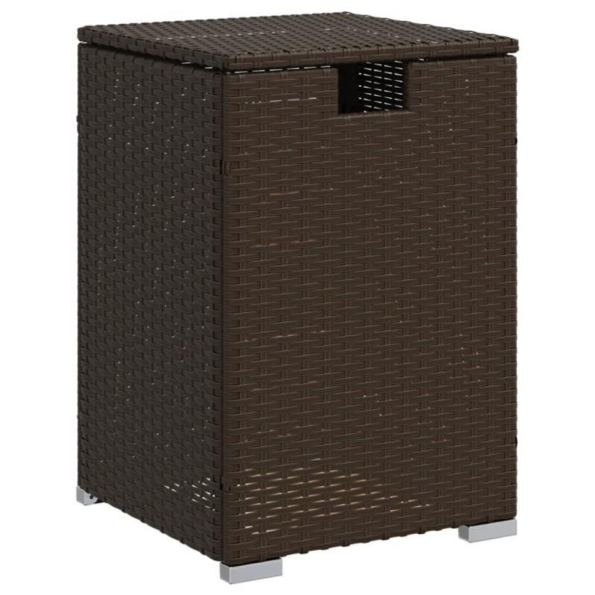 VIDAXL Table de couverture de bouteille de propane marron 40x40x60 cm