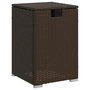 Voir la diapositive 2 : VIDAXL Table de couverture de bouteille de propane marron 40x40x60 cm