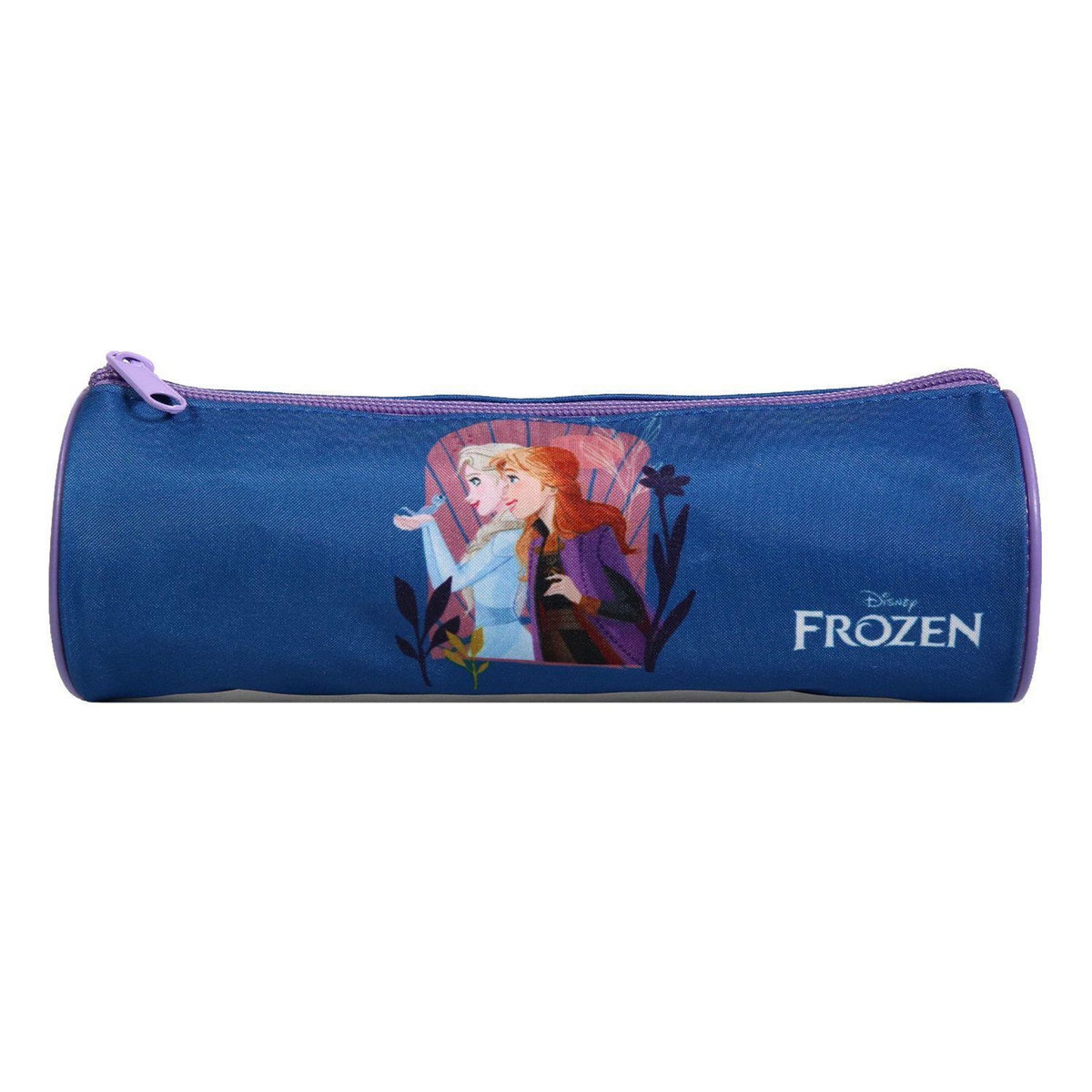 Bagtrotter BAGTROTTER Trousse scolaire ronde Disney La Reine des Neiges Frozen Bleue