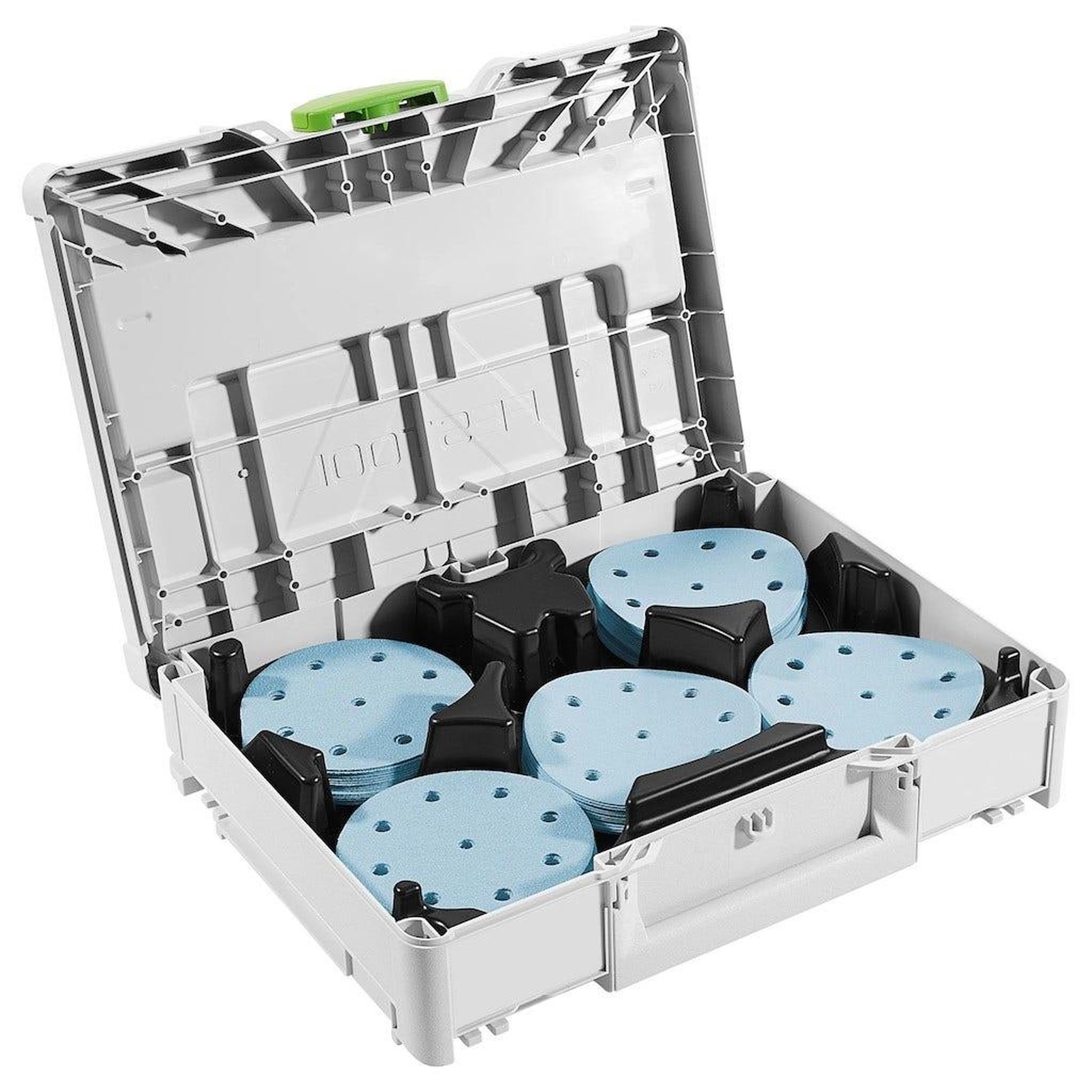 FESTOOL Systainer³ 100 abrasifs sys-stf d125 gr-set granat