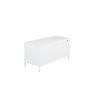 Voir la diapositive 5 : Paris Prix Meuble TV 3 Portes  Acero  120cm Blanc