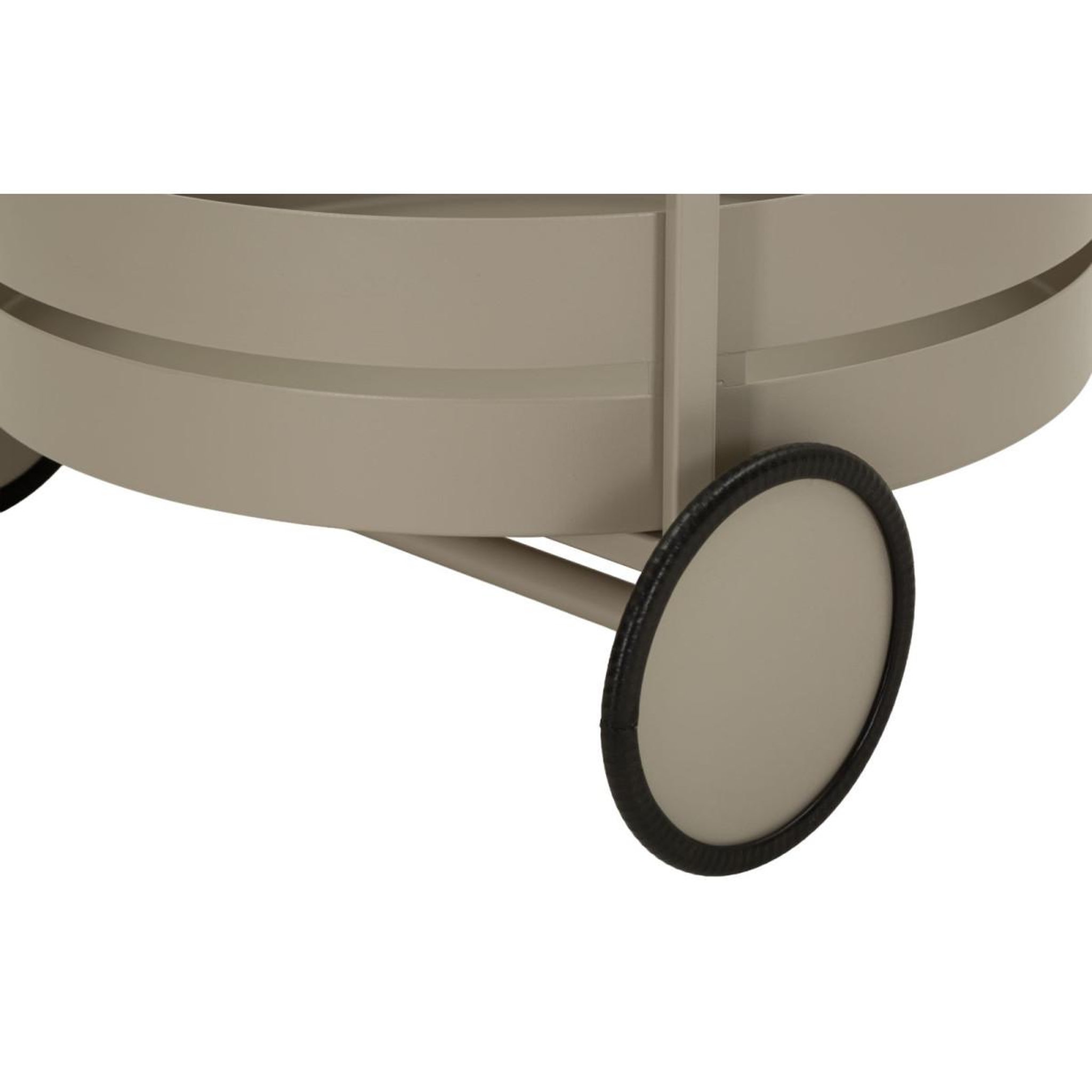 Voir la diapositive 6 : Paris Prix Desserte à roulettes en métal  saturno  61cm gris