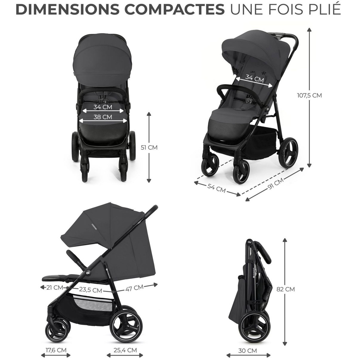 KINDERKRAFT Poussette TRIG 3