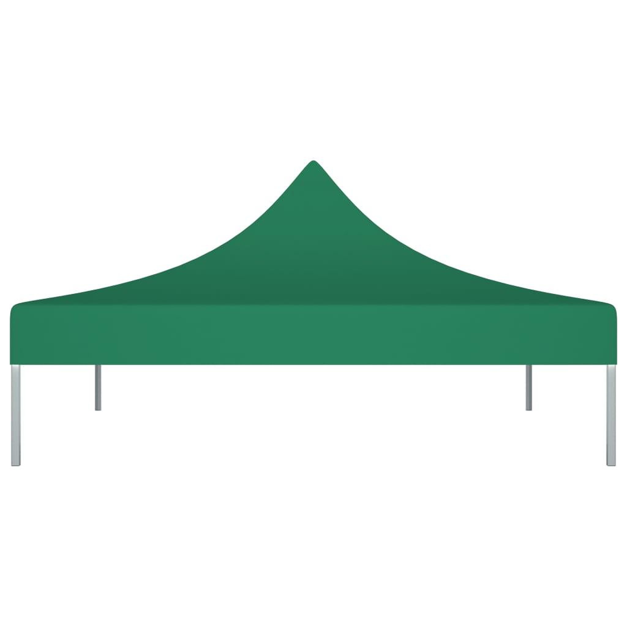 Voir la diapositive 3 : VIDAXL Toit de tente de reception 2x2 m Vert 270 g/m^2
