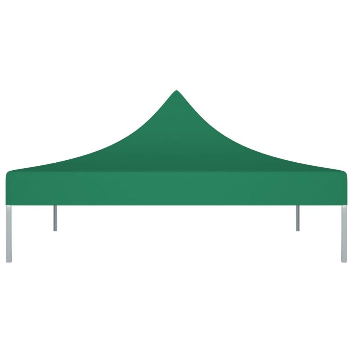 VIDAXL Toit de tente de reception 2x2 m Vert 270 g/m^2