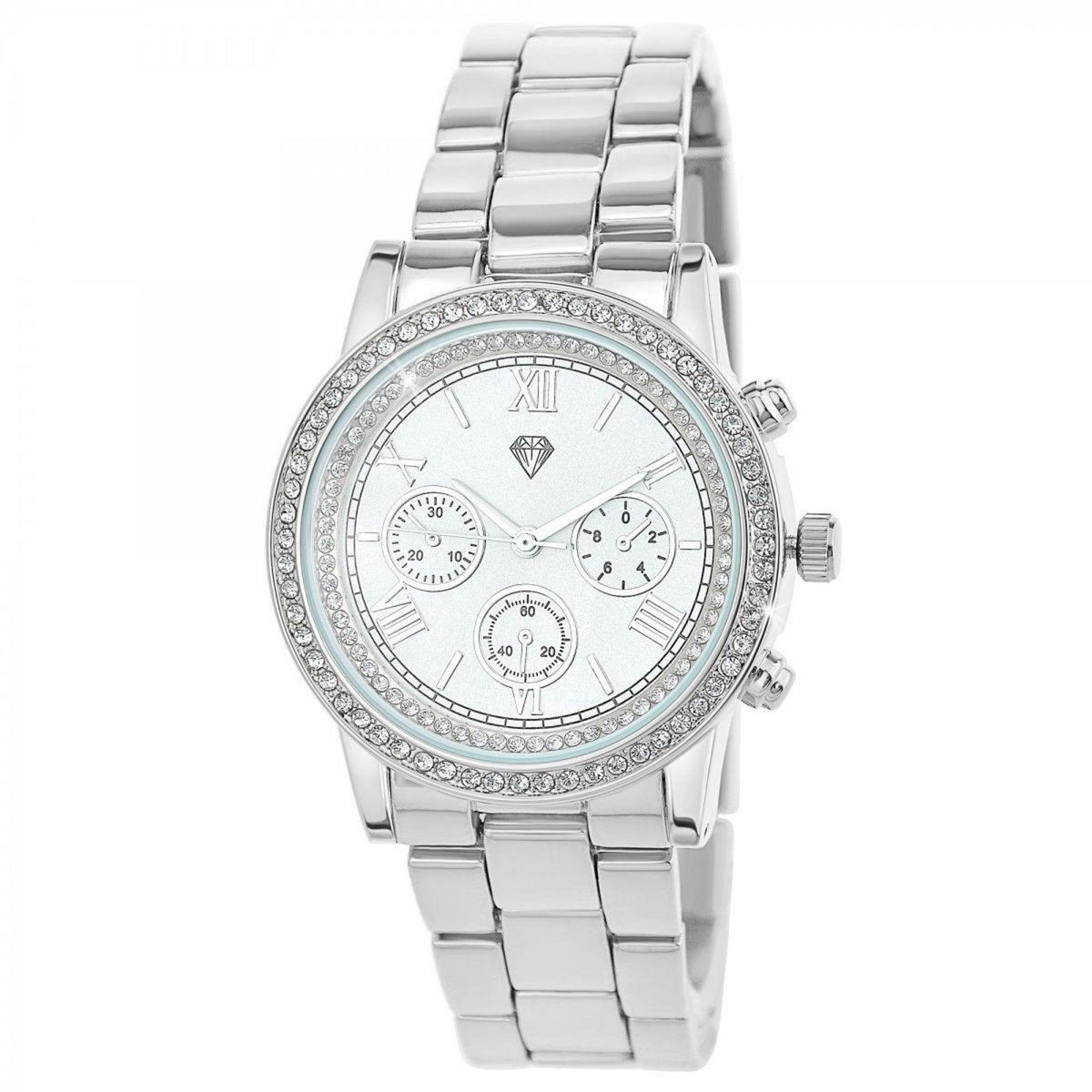 SC CRYSTAL Montre Mayane élégante ornée de Cristaux scintillants par SC Crystal