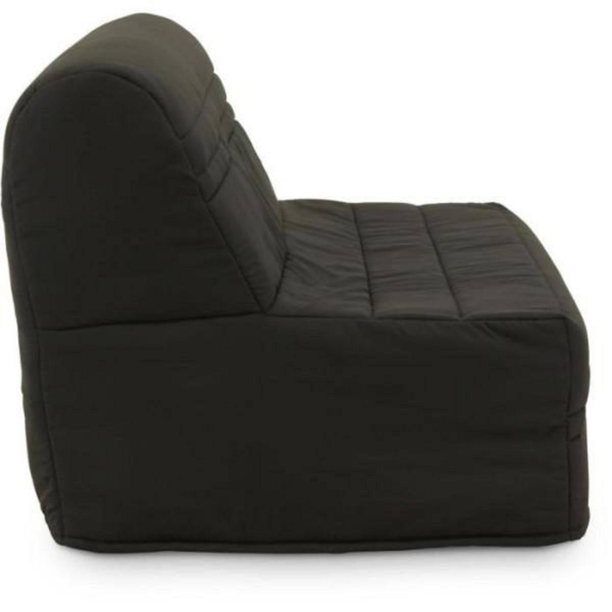 MARKET24 Banquette BZ Joe - Tissu gris anthracite - 3 places - L 143 x P 97 cm - Couchage 140 x 190 cm