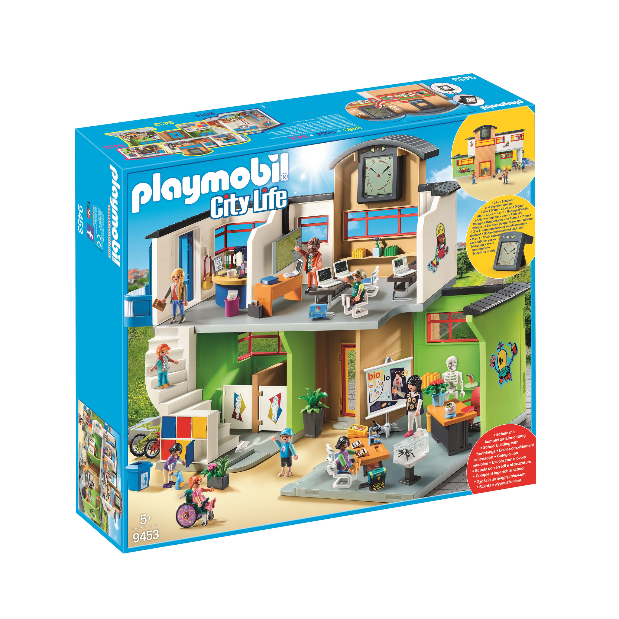 PLAYMOBIL 9453 - City Life - Ecole aménagée pas cher - Auchan.fr