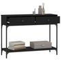 Voir la diapositive 4 : VIDAXL Table console noir 100x34,5x75 cm bois d'ingenierie