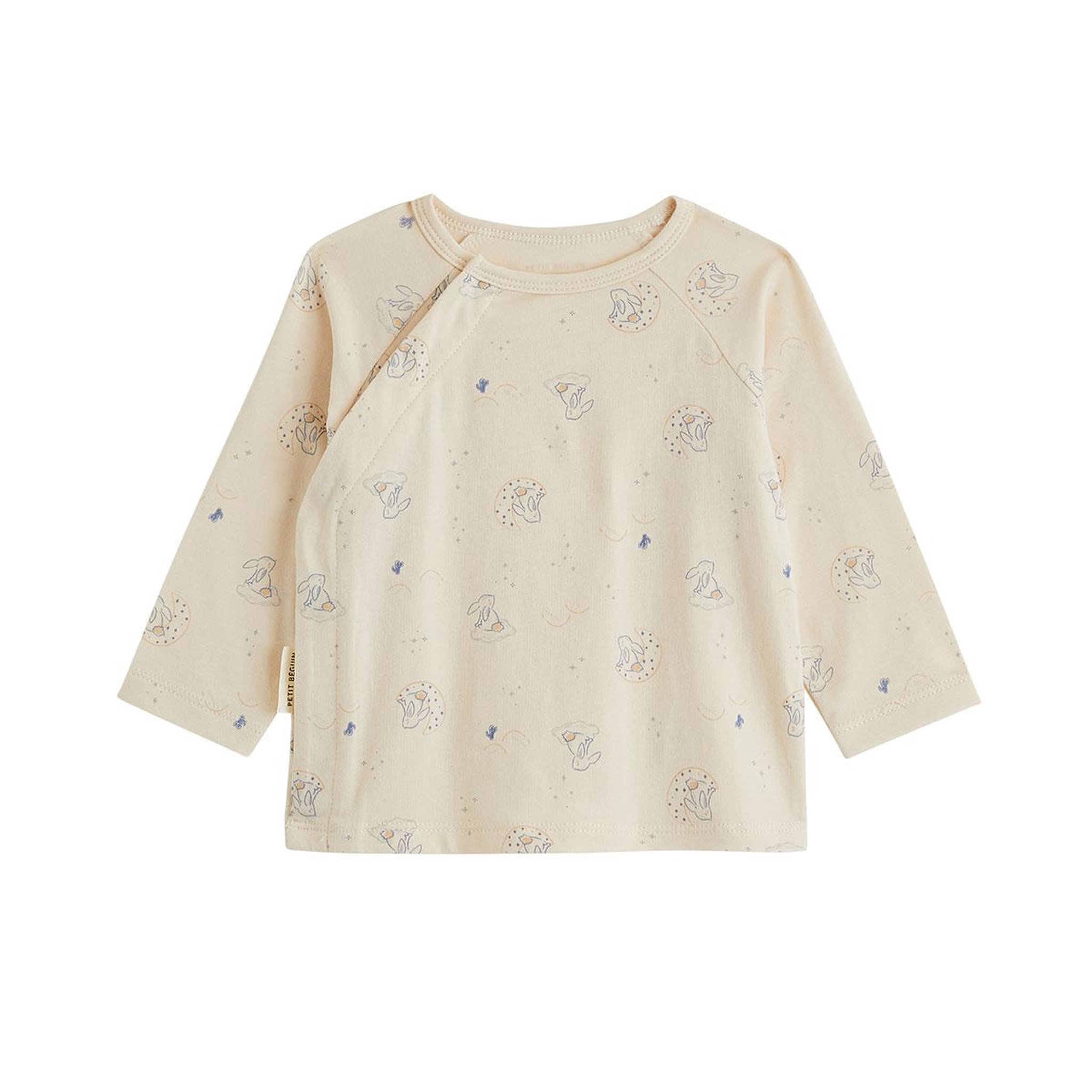 Voir la diapositive 4 : PETIT BEGUIN Ensemble salopette bébé en velours et t-shirt voix lactée