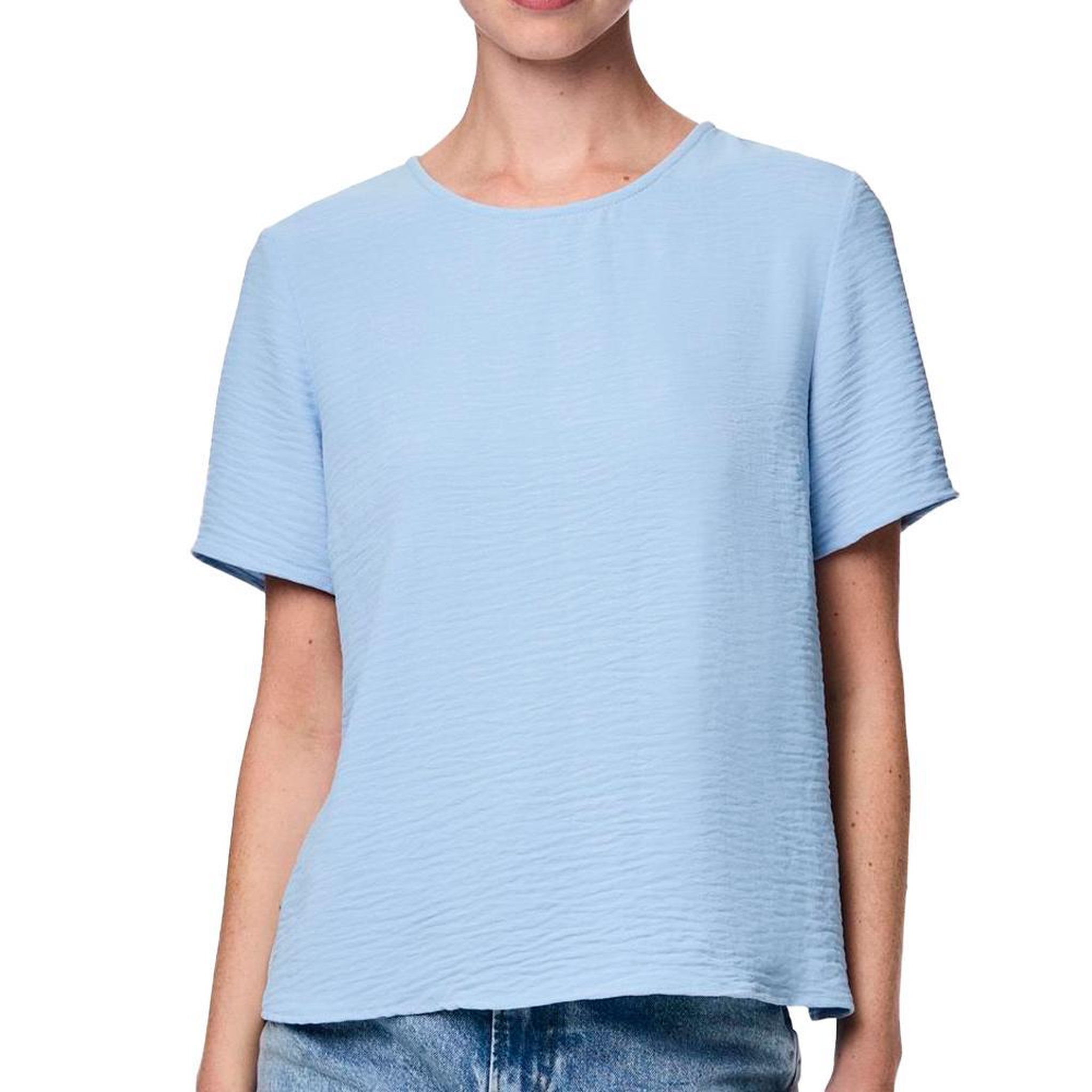 Voir la diapositive 1 : Pieces T-Shirt Bleu Femme Pieces Pcanna