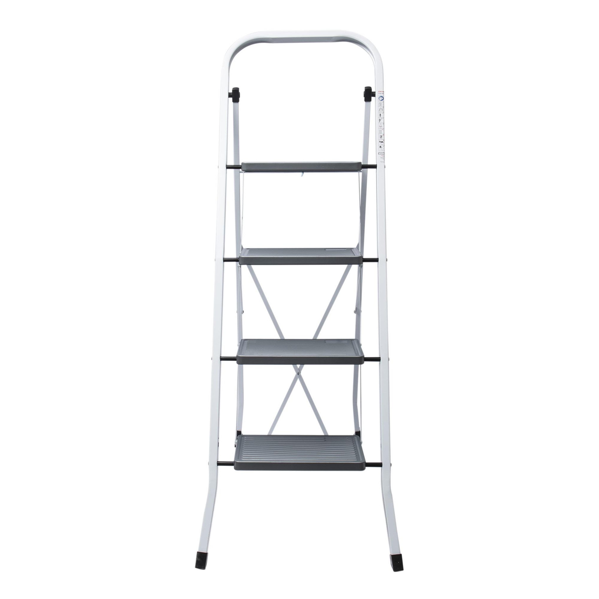 Voir la diapositive 2 : WERKAPRO Marchepied pliable  4 marches  werka pro