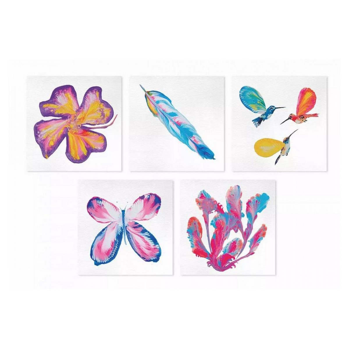 Juratoys-Janod Flower power - Coffret creatif peinture