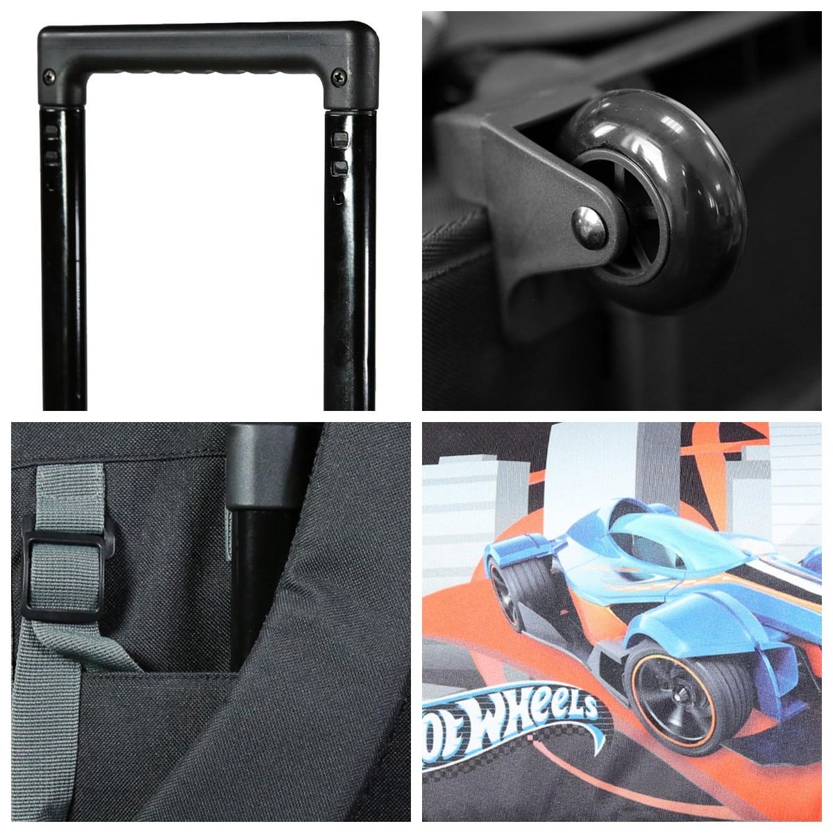 Bagtrotter BAGTROTTER Cartable à roulettes 38 cm Hot Wheels Multicolore