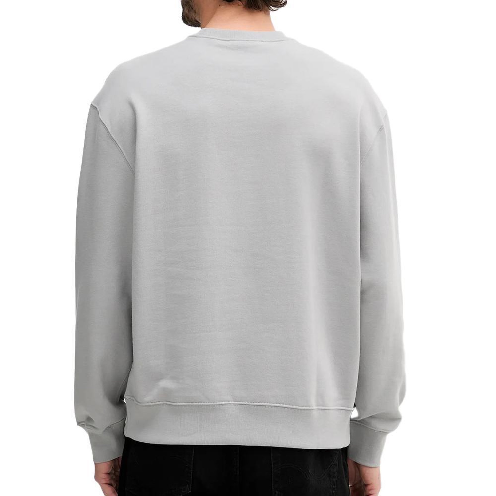 Voir la diapositive 2 : CALVIN KLEIN JEANS Sweat Gris Homme Calvin Klein Jeans Badge Terry