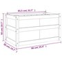 Voir la diapositive 6 : VIDAXL Jardinieres 2 pcs bois de pin impregne
