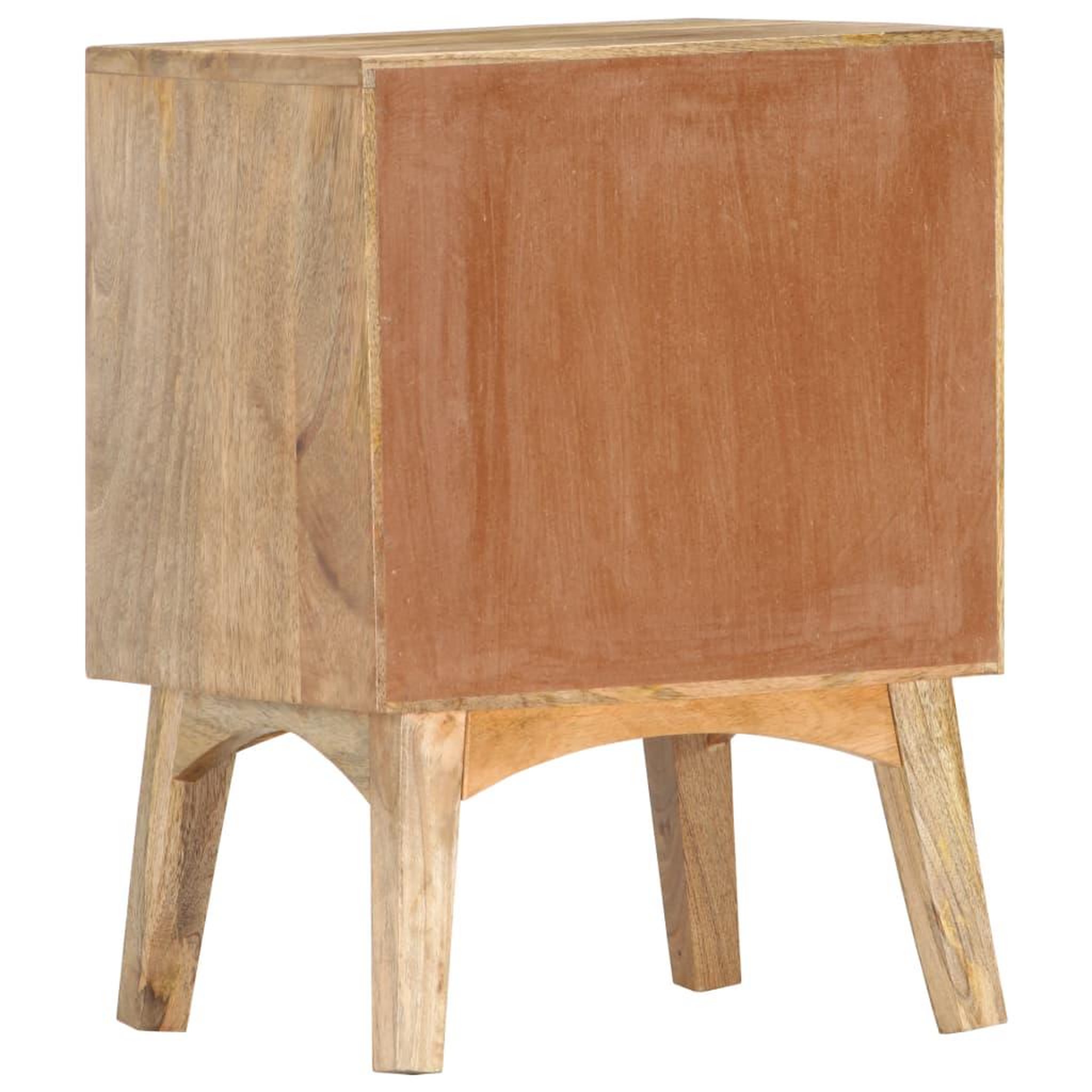 Voir la diapositive 4 : VIDAXL Table de chevet 40x35x55 cm bois de manguier solide
