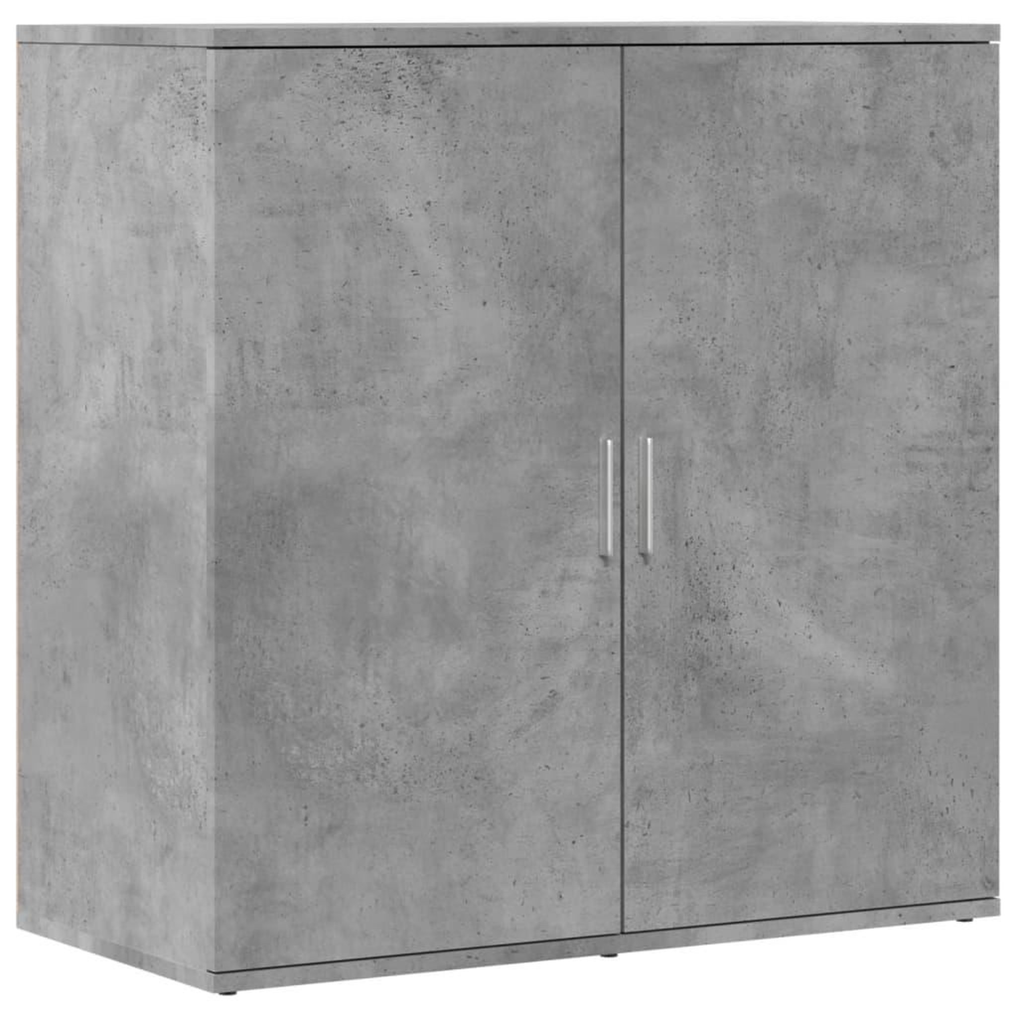 Voir la diapositive 4 : VIDAXL Buffets 2 pcs gris beton 79x38x80 cm bois d'ingenierie