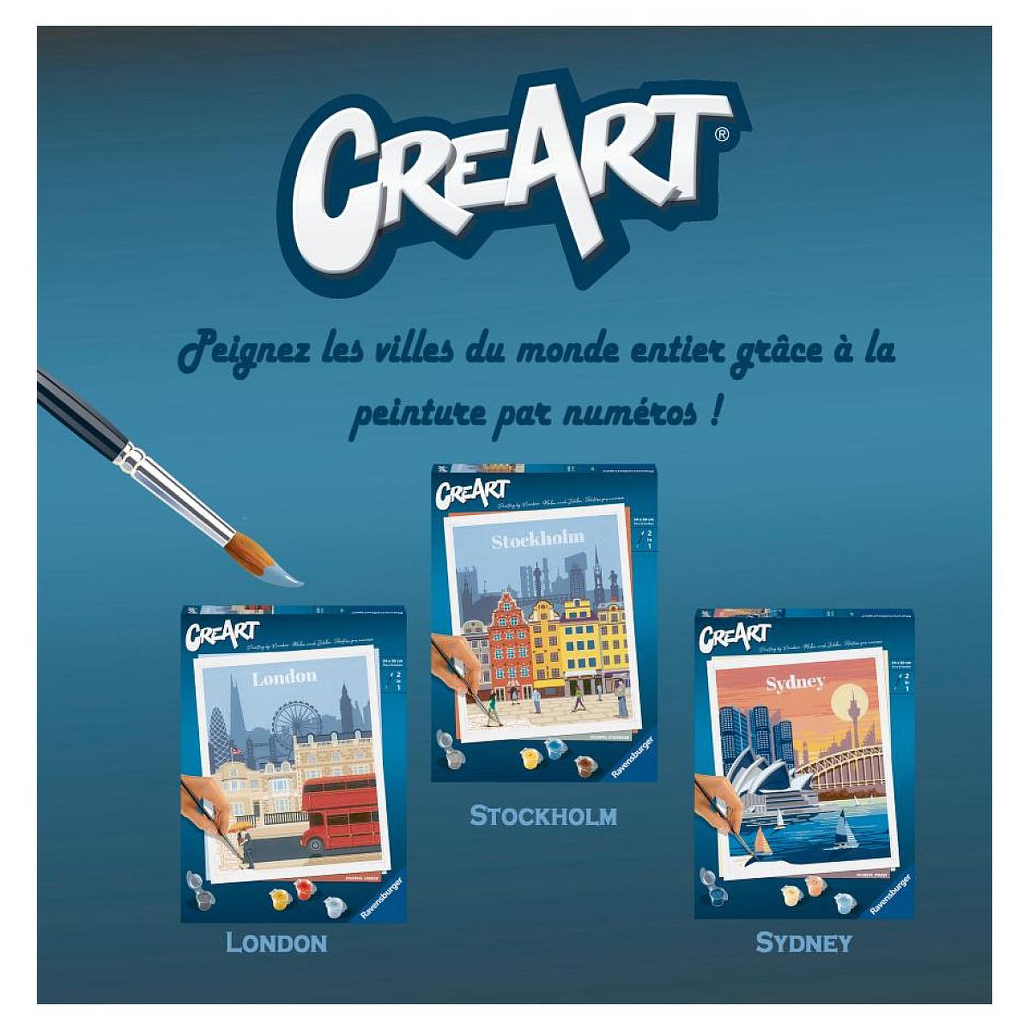 Voir la diapositive 3 : RAVENSBURGER Creart - 24x30 cm - london