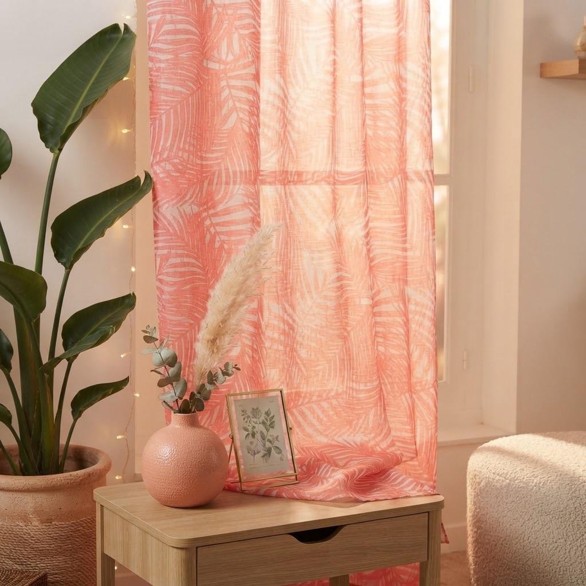 Voir la diapositive 3 : Eden Voilage a oeillets eucalys design et moderne