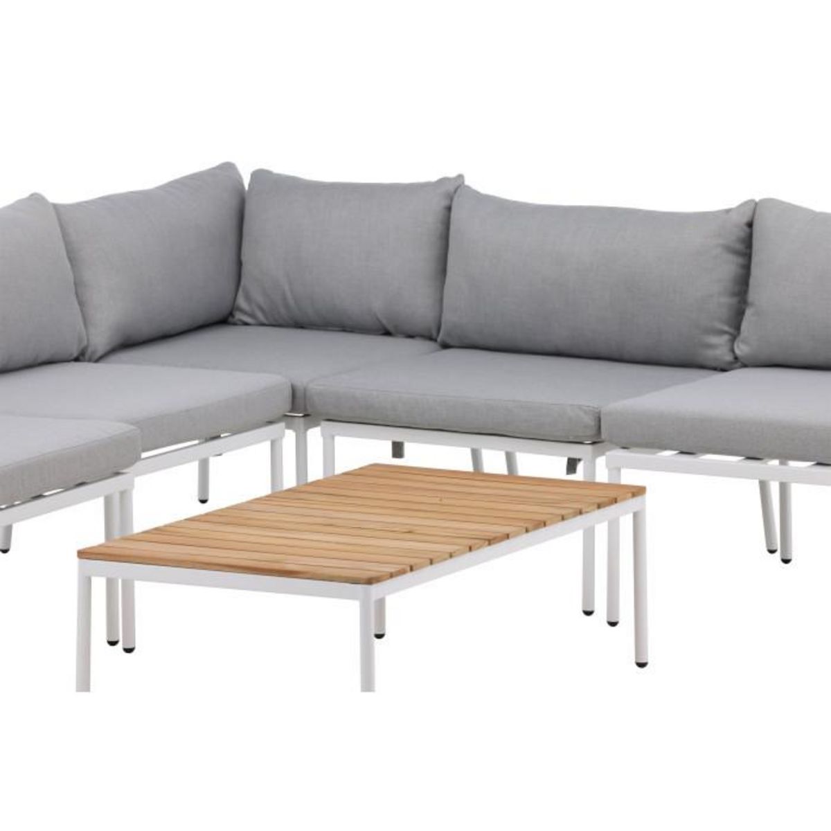 Paris Prix Salon d'Angle de Jardin  Nettan  233cm Blanc