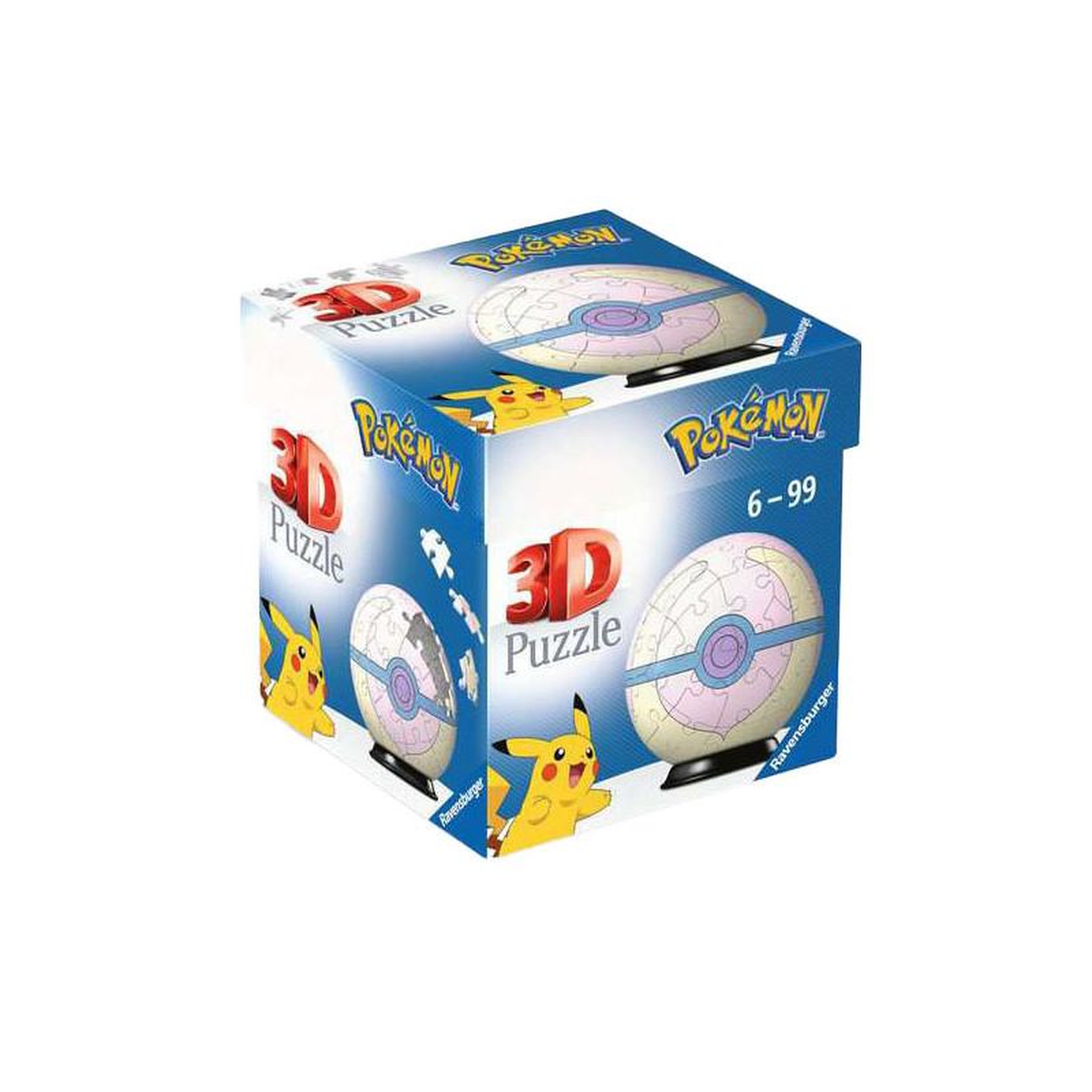 Voir la diapositive 2 : RAVENSBURGER Ravensburger - 3D Puzzle Pokémon Heat Ball, 54 pcs. 115822