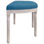 Voir la diapositive 4 : VIDAXL Banc Bleu 110,5x45x49 cm Velours