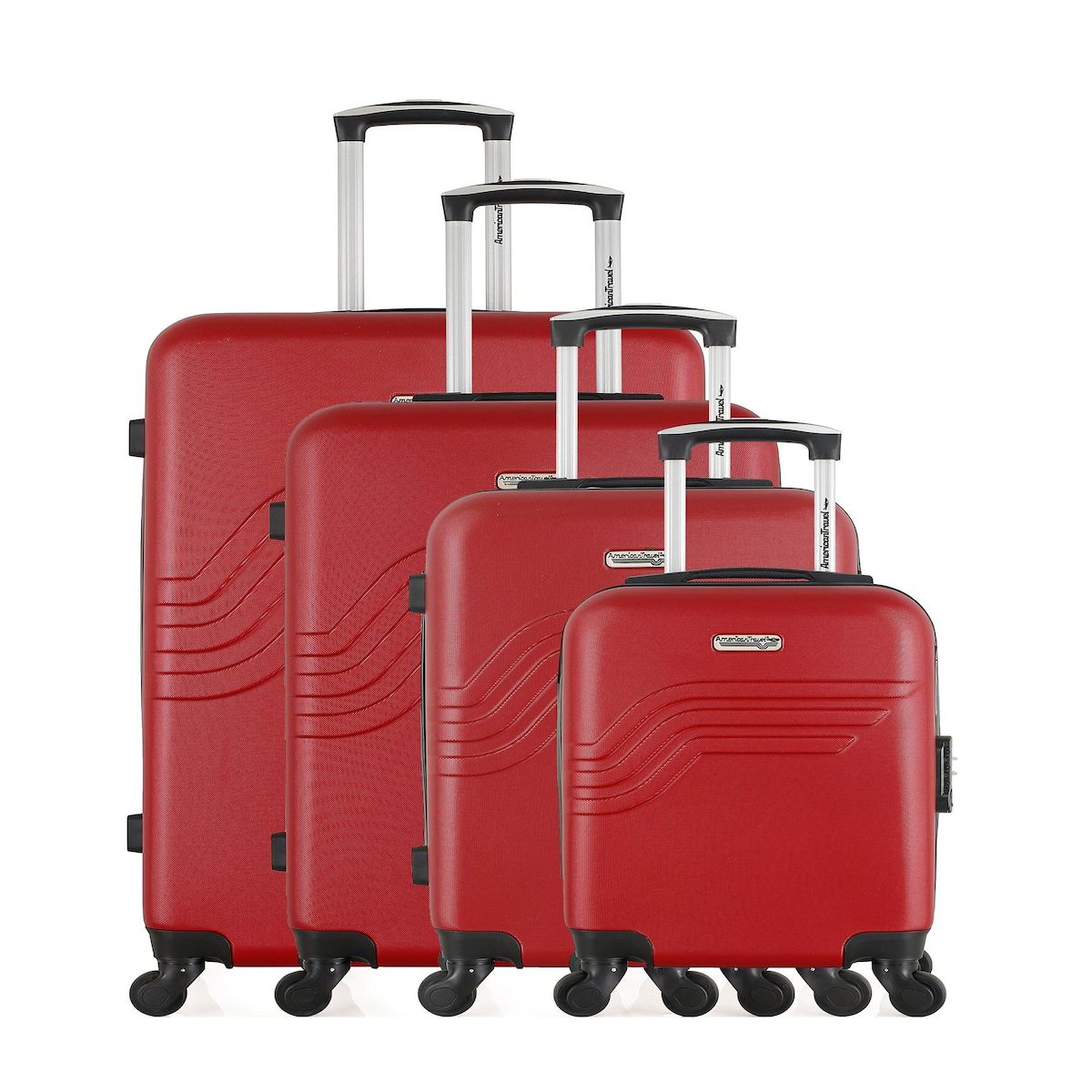 AMERICAN TRAVEL AMERICAN TRAVEL - Set de 4 Valises QUEENS-M 75 cm 4 Roues