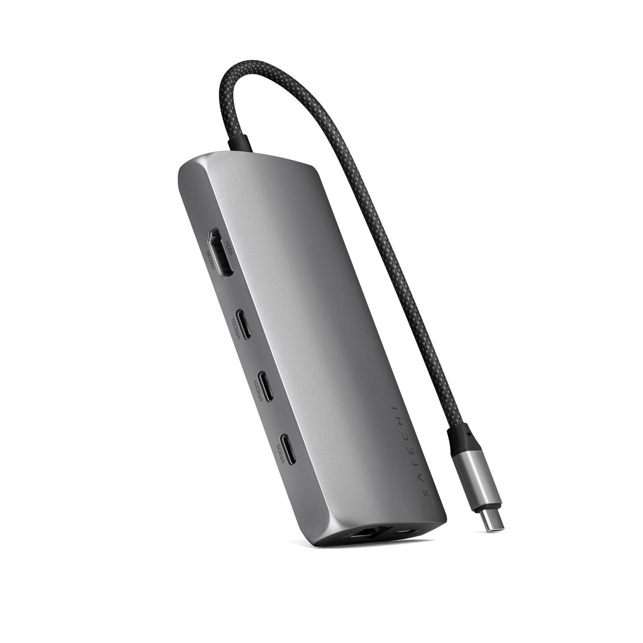 Voir la diapositive 2 : SATECHI Satechi st-p8kem station d'accueil avec fil usb 3.2 gen 1 (3.1 gen 1) type-c gris