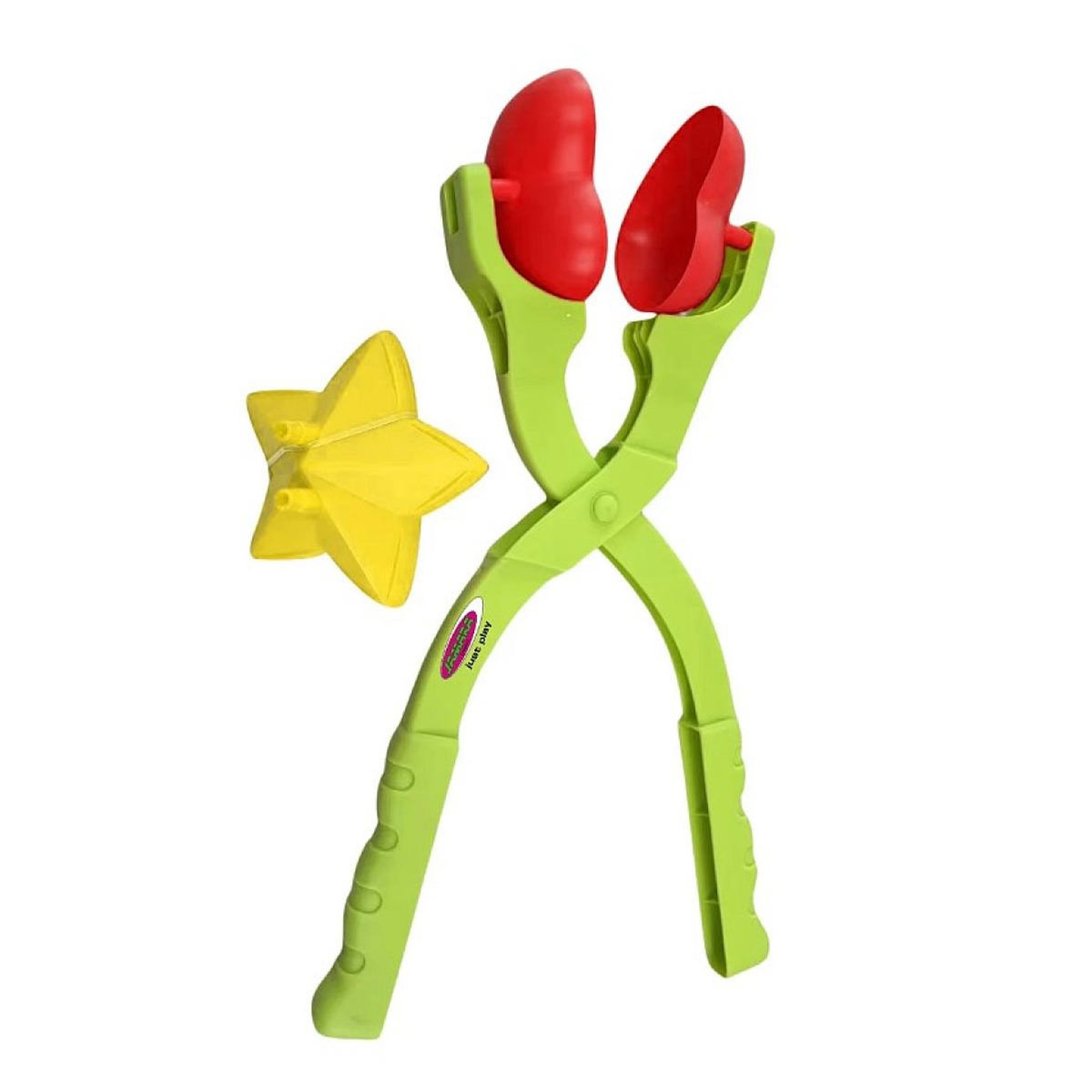 Jamara Moule à neige coeur et étoile 2en1