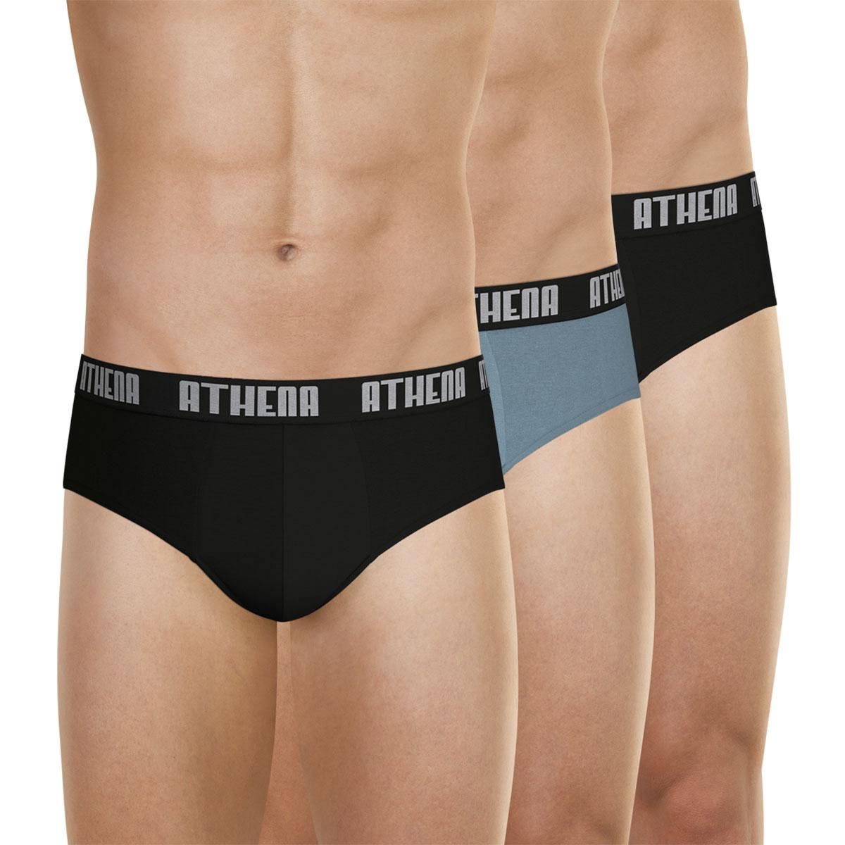 Athena Lot de 3 slips homme Ecopack