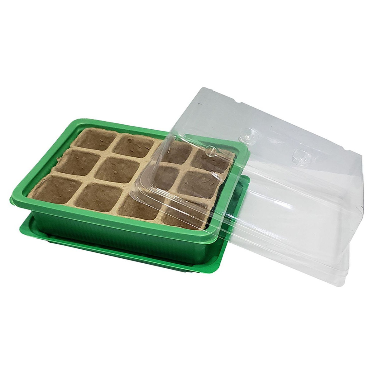 Mini serre multifonctions - 12 cellules - 20,5x15x11,5 cm